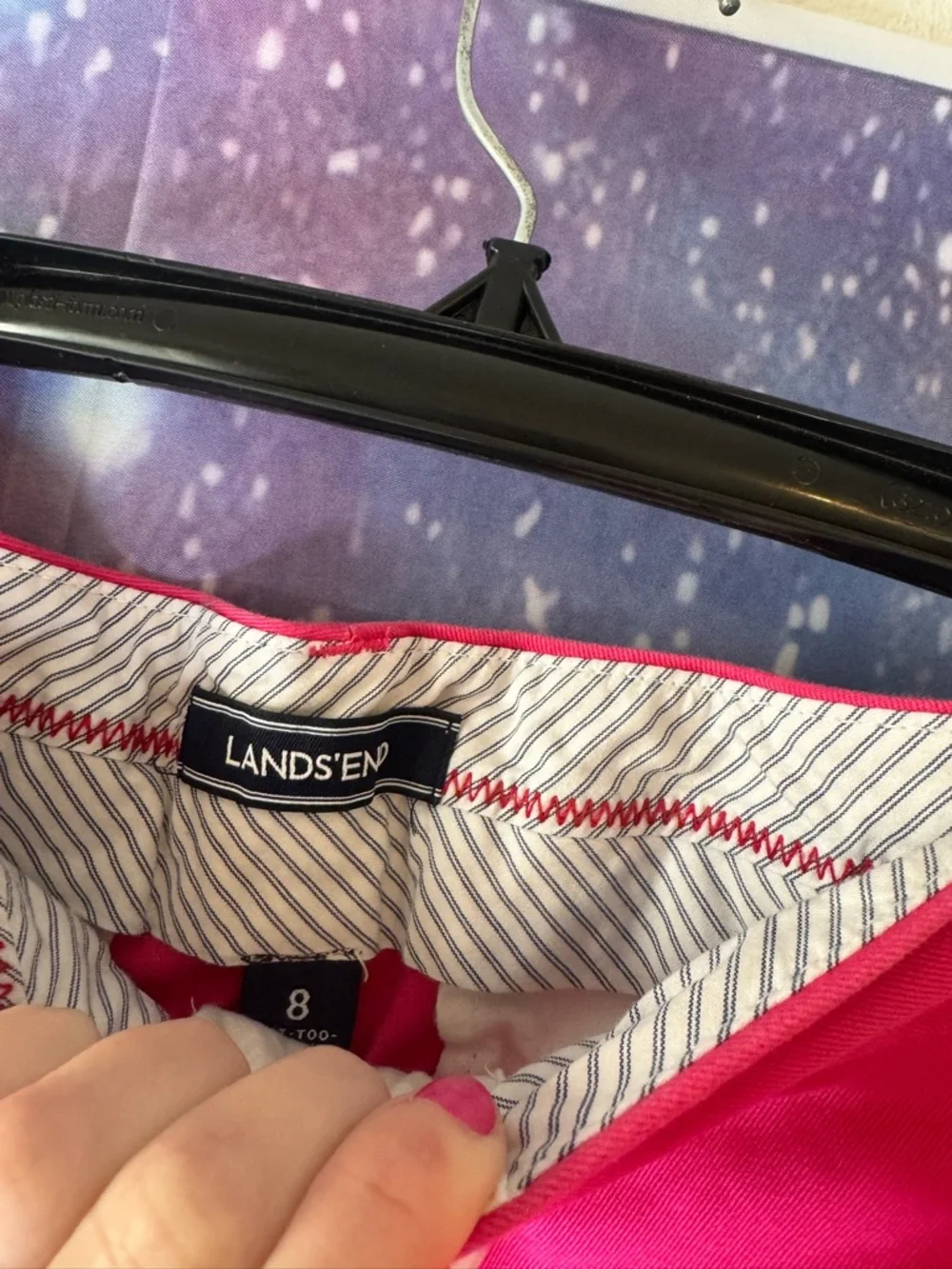 Pink lands end shorts 🛍